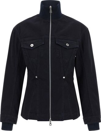Jean Paul Gaultier Womens The Slit Denim Jacket