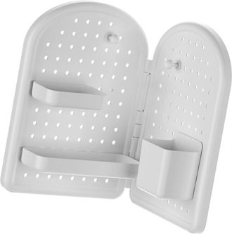OEM Estanter&iacute;a De Pared De Pl&aacute;stico Con Orificios De Drenaje - Blanca