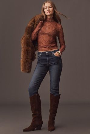 Paige Cindy High-Rise Straight-Leg Jeans