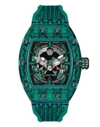 Philipp Plein Crypto King Atomic Emerald Watch Men in Green at Nordstrom