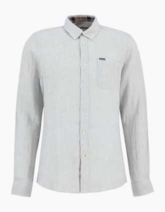 Barbour Mens Barbour Linton Tailored Shirt - Grey - Size: Regular/36
