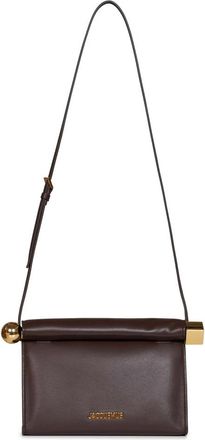 Jacquemus Rond Carr&eacute; Tas - Dames - Schoudertassen - Bruin - ONE Size - Katoen - Tassen