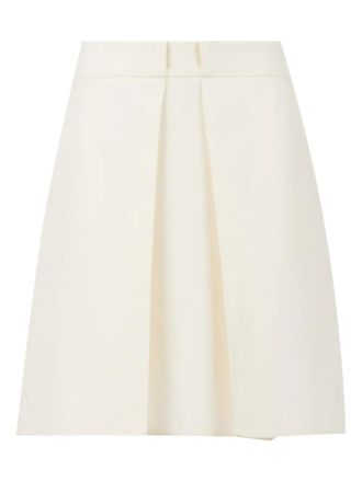 Marni pleated-detail mini skirt - Neutrals