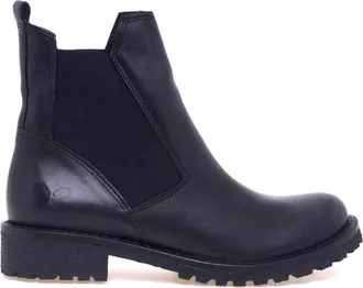 Felmini Schoenen, Dames, Zwart, 37 EU, Leer, Chelsea Boot