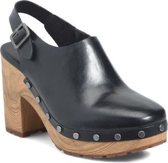 Kork-ease Sienna Slingback Platform Clog in Black F/G at Nordstrom, Size 10