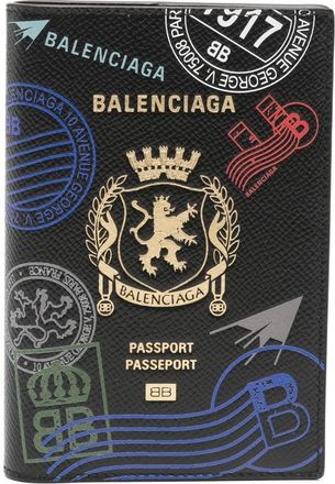 Balenciaga Graphic-print Passport Holder