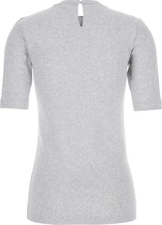 Brunello Cucinelli Womens T-Shirt Crew Neck Grey Cotton T-Shirts & Jerseys