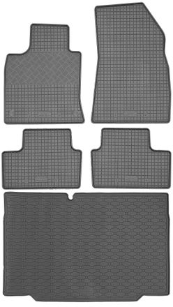 OEM Renault Clio V Hatchback Desde Septiembre De 2019. Juego De Alfombrillas De Goma Para Coche Y Alfombrilla Para Maletero