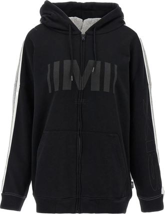Maison Margiela Hoodies & sweatvesten, Dames, Veelkleurig, S, Katoen, Double Front Hoodie