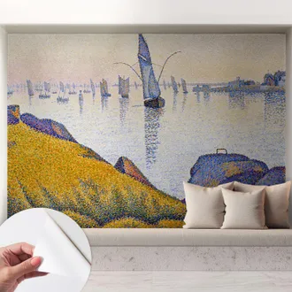 Tulup Fotomurale Adesivo Stickers - Per Camera Da Letto - Per Corridoio - Decorazione Casa Moderna Riflesso Di Una Barca A Vela 208x146 Cm