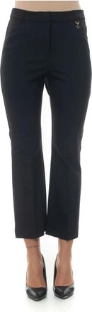 Pennyblack Klassieke stretchbroek met zakken - Dames - Vrijetijds broeken - Zwart - 2XL - Broeken