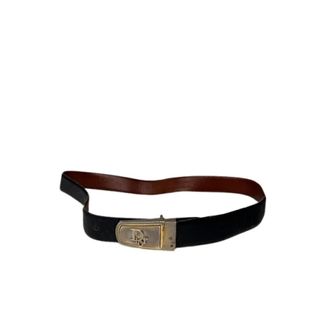Dior Vintage, unisex, Zwart, ONE Size, Leer, Pre-owned Vintage Riem