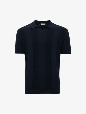 Gentiluomo Structuur Polo | Donkerblauw