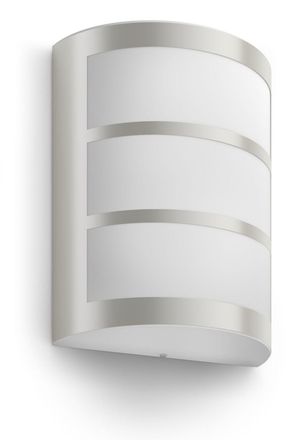 Philips led Python Aplique De Pared Exterior Plata 21,5 Cm