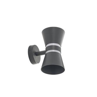 Lucande Lucande L&aacute;mpara De Pared Exterior meravi En Negro Aluminio