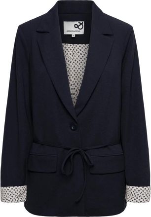 &Co Woman Gina Blazer - Dames - Blazers - Blauw - L - Polyester - Jassen