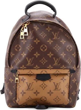 Louis Vuitton Palm Springs Reverse PM rugzak met monogram canvas - Bruin