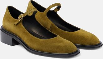 Souliers Martinez Penelope suede ballet flats