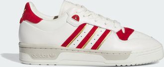adidas Originals Unisex Rivalry 86 Low Shoes - White/Red Leather - Size UK 9.5