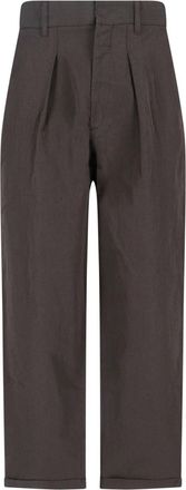 RANRA Pantaloni In Misto Cotone E Lino