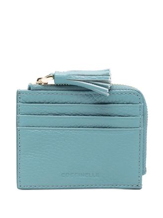 Coccinelle tassel leather wallet - Blue