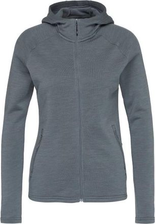 Stoic MerinoFleece240 ForseSt. Zip Hoody Merinohoodie f&uuml;r Damen | grau