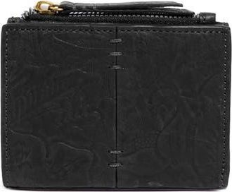American Leather Co. Cleveland Leather Bifold Wallet in Black Tooled at Nordstrom Rack