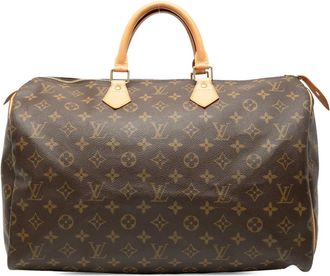 Louis Vuitton Borsa Speedy 40 Boston con monogramma 2003 - Marrone