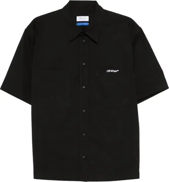 Off-white Logo-embroidered Shirt