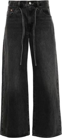 Levi's XL Straight Jeans - Dames - Loose Fit Jeans - Zwart - W27 L31 - Katoen - Jeans