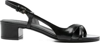 Del Carlo Ann Sandalen - Dames - Sandalen met hakken - Zwart - 38 EU - Schoenen