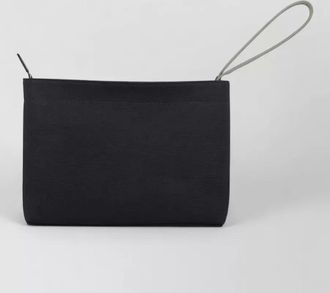 Givenchy logo clutch pouch detachable wrist strap