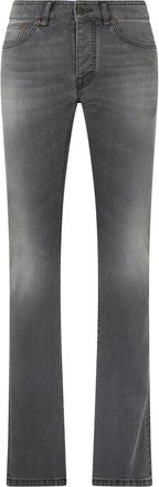 Moorer Slim Fit Jeans - Heren - Slim Fit Jeans - Grijs - W28 - Katoen - Jeans