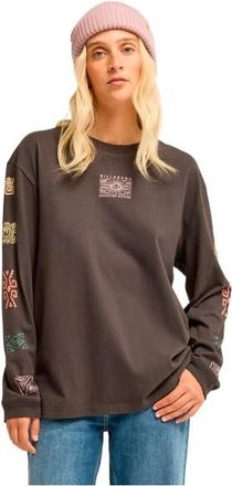 Billabong Adiv Stamp L/S Tee Longsleeve f&uuml;r Damen | braun