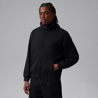 Nike Jordan Mens Jordan Sport Hoop Fleece Dri-FIT Full-Zip Hoodie in Grey | IM7532-050