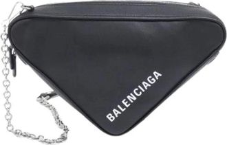 Balenciaga Pre-owned Cross Body Bags, female, Black, Size: ONE SIZE Pre-owned Vintage Cross Body Bag