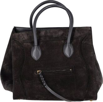 Celine Celine Suede Luggage Phantom Medium Bag (Authentic Pre-Loved)