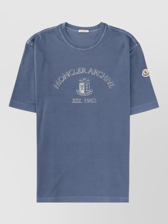 Moncler cotton logo t shirt