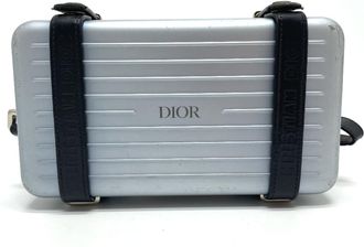 Dior Aluminum Long Bill Wallet (Bi-Fold) (Pre-Owned)