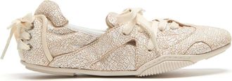 Acne Studios Sneakers met trekkoord aan de achterkant - Beige