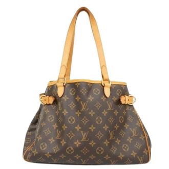 Louis Vuitton Pre-owned Handbags, female, Brown, Size: ONE SIZE Pre-owned Batignolles Horizontal Tote Bag