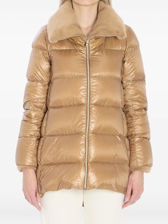 Herno zip-up puffer jacket - Neutrals