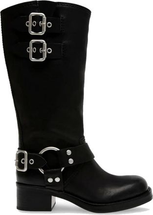 Steve Madden Boots - Dames - Laarzen met Hak - Zwart - 36 1/2 EU - Schoenen