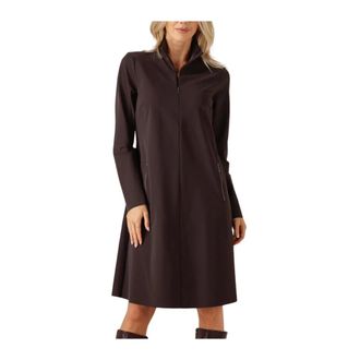 JapanTKY Japan Tky, Dames, Jurken, Bruin, Maat: S Polyamide