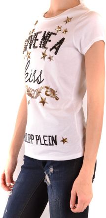 Philipp Plein T-Shirt Kurzarm Wei&szlig;
