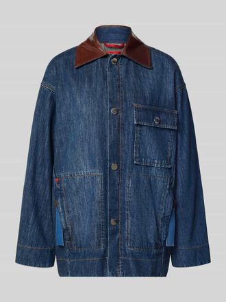 Max & Co. Relaxed Fit Jeansjacke aus Baumwoll-Mix Modell PELOTA in Jeansblau, Gr&ouml;&szlig;e XS
