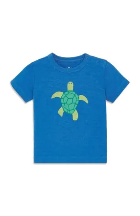 primary Baby Sea Turtle Tee in Blueberry Sea Turtle at Nordstrom, Size 12-18M