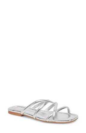 Dolce Vita Lanza Metallic Sandal in Silver at Nordstrom Rack, Size 7.5