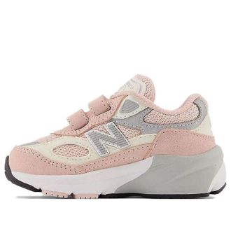 New Balance (TD) New Balance 990 V6 Hook and Loop Pink Haze IV990PK6