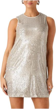 MY ESSENTIAL WARDROBE Kleedjes, Dames, Geel, S, Polyester, Dames Jurken Ednamw Dress